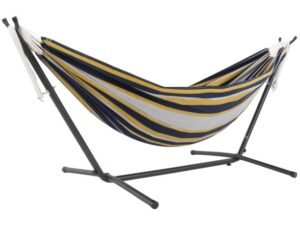 Vivere's Double Serenity Hammock Combo with 9ft Stand