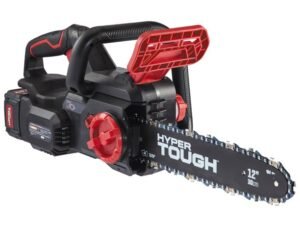 Hyper Tough 20V Max 4.0Ah Battery Powered 12in Brushless Chainsaw with Tool-Free Chain Tension, HT22-401-03-03