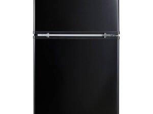 Arctic King 3.2 Cu ft Two Door Compact Refrigerator with Freezer, Black, E-star