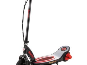Razor Power Core E100 Electric Scooter w/Aluminum Deck - 100w Hub Motor, 8" Air-filled Tire, Up to 11 mph and 60 min Ride Time, for Kids Ages 8+