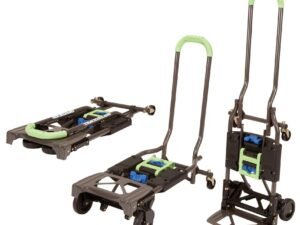 Cosco Shifter Multi-Position Folding Hand Truck and Cart, Green