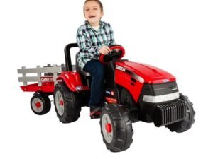 Peg Perego Case IH Tractor and Trailer Pedal Ride-On