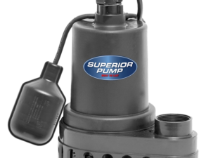 Superior Pump 1/2 HP Thermoplastic Sump Pump with Tethered Float Switch