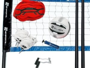 MD Sports Regulation Size Professional Aluminum Alloy Poles Volleyball Set