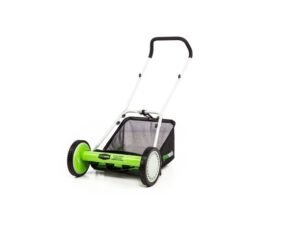 Greenworks 16" Reel Lawn Mower with Grass Catcher