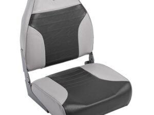 Wise 8WD588PLS-664 Standard High Back Boat Seat, Grey / Charcoal