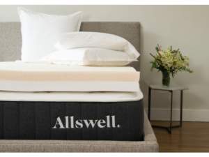 Memory Foam Mattress Topper, King, 4 inch, Infused with Copper Gel, Allswell