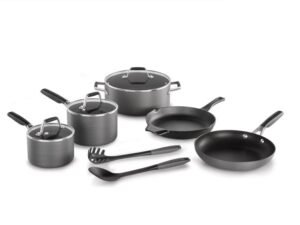 Select by Calphalon Hard-Anodized Nonstick Pots and Pans, 10-Piece Cookware Set