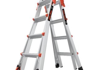 Little Giant Ladder Systems LT M17 Aluminum Multi-Use Ladder with Wheels, Type 1A - 300 lbs. Rated