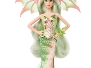 Barbie Signature Mythical Muse Dragon Empress Collector Doll, 15-in, with Pastel-Colored Hair and Wings