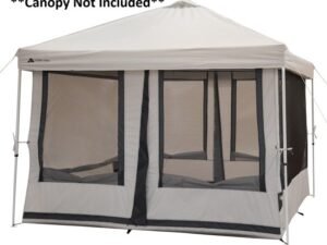 Ozark Trail 7-Person 2-in-1 Screen House Connect Tent with 2 Doors, Canopy Sold Separately