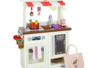 Little Tikes First Market Kitchen Pretend Play Kitchen w/ Over 20 Accessories