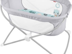 Fisher-Price Soothing View Vibe Bassinet - Cool Cactus, Baby Cradle