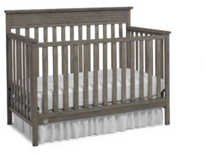 Fisher-Price Newbury 4-in-1 Convertible Crib, Vintage Gray