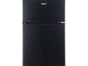 Galanz 3.1 Cu ft Two Door Mini Fridge with Freezer Estar, Black