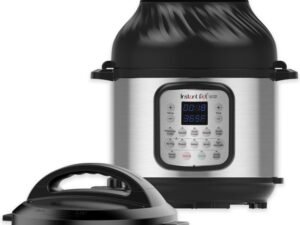 Instant Pot 8 Quart Crisp Multi-Cooker + Air Fryer, 9-in-1: Pressure Cook, Steam, Slow Cook, Sauté, Air Fry, Bake, Broil, Roast, Keep Warm, Rice, Oatmeal