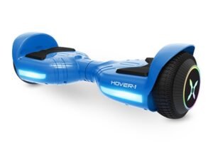 Hover-1 Rocket Hoverboard with LED Headlights, 7 MPH Max Speed, Blue
