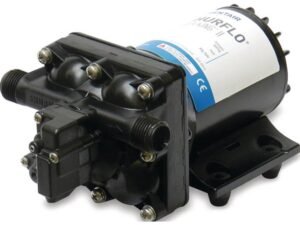 Shurflo 4128-110-E04 Aqua King II Black 30 PSI 12V 2 GPM 3.5 Amp Automatic Fresh Water Pump