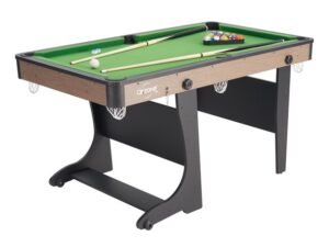 Airzone 60" Folding Pool Table with Accessories, Green Cloth