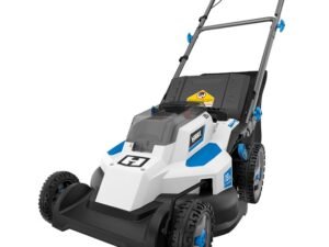 HART 20-Volt 16-Inch Push Lawn Mower Kit, (2) 20-Volt 4.0Ah Lithium-Ion Batteries, (1) Battery Charger