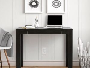 Mainstays Parsons Desk, Black Oak
