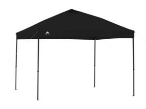 Ozark Trail 10' x 10' Black Instant Outdoor Canopy with UV Protection
