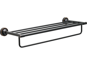 Better Homes & Gardens Holbrook 24" Towel Rack With Item Storage, Oil Rubbed Bronze