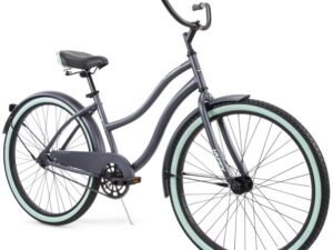Huffy 26 Inch Cranbrook Women's Comfort Cruiser Bike, Gray