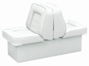 Wise 8WD505P-1-710 Bucket Style Back to Back Lounge Seat, White