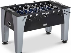 Barrington 54" Arcade Foosball Soccer Table, Accessories Included, Black/Gray