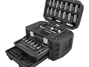 HART Multiple Drive 160-Piece Mechanics Tool Set, Chrome Finish
