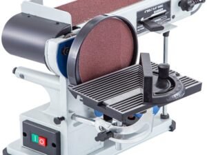 VEVOR Belt Disc Sander Combination 110V 60Hz 6inches 3/4Hp Bench Sander for Woodworking 4x36inch Belt Bench Sander 375W Belt Disk Sander 2800rpm with Built-In Dust Collection