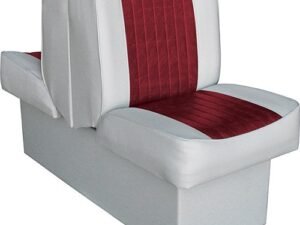 Wise 8WD707P-1-661 Deluxe Series Lounge Seat, Grey-Red