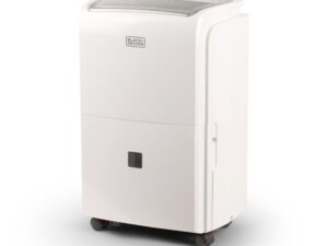 BLACK+DECKER 20 Pint Portable Dehumidifier with LED Display, White
