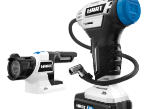 HART 20-Volt Cordless Inflator and LED Light Kit, (1) 1.5Ah Lithium-Ion Battery