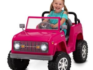 Ford Classic Bronco, 6-Volt Ride-On Toy by Kid Trax, ages 3 to 5, pink