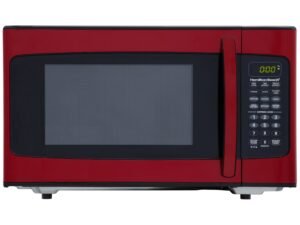 Hamilton Beach 1.1 Cu. Ft. Red Microwave