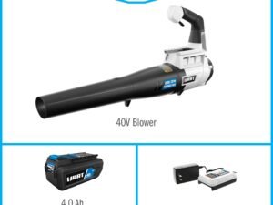 HART 40-Volt Cordless Turbo Fan Blower Kit, (1) 4.0Ah Lithium-Ion Battery