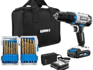 HART 20-Volt Cordless 1/2-inch Drill Kit with 29-Piece Accessory and 10-inch Storage Bag, (1) 1.5Ah Lithium-Ion Battery