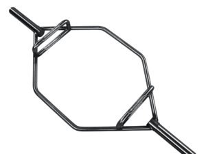 Everyday Essentials Olympic 2-Inch Hex Weight Lifting Trap Bar, 1000-Pound Capacity