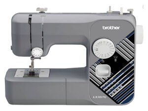 Brother LX3817G 17-Stitch Portable Full-Size Sewing Machine, Grey