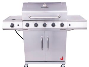 Char-Broil Performance Stainless Steel 5-Burner Liquid Propane, (LP), Cabinet-Style Outdoor Gas Grill