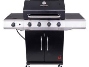 Char-Broil Performance 4-Burner Liquid Propane, (LP), Cabinet-Style Outdoor Gas Grill- Black