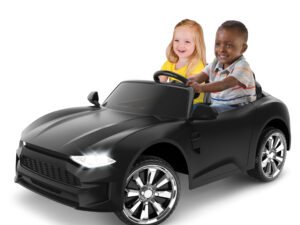GT Coupe Ride-On Toy by Kid Trax, black, powered