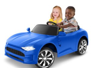 GT Coupe Ride-On Toy by Kid Trax, blue, powered