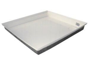 Icon SP100 27" X 24" X 4" Shower Pan - Polar White
