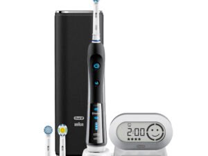 Oral-B 7000 SmartSeries Electric Toothbrush, 3 Brush Heads, Powered by Braun, Black