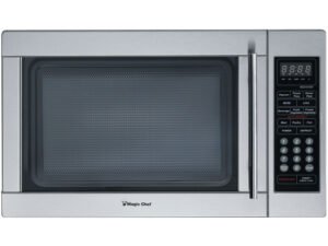 Magic Chef 1.3 Cu. Ft. 1000W Countertop Microwave Oven, Stainless Steel