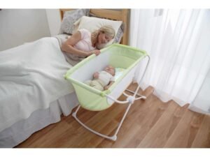 Fisher-Price Rock with Me Bassinet, Green