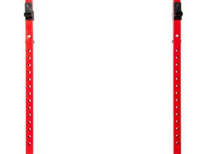 Everyday Essentials Multi-Function Adjustable Power Rack Exercise Squat Stand with J-Hooks and Other Accessories, 500-Pound Capacity